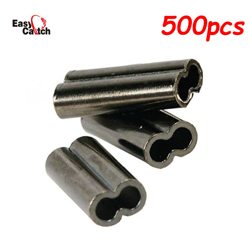 Fishing Equipment Stores - 500Pcs/Lot Copper Fishing Crimp Sleeves Double