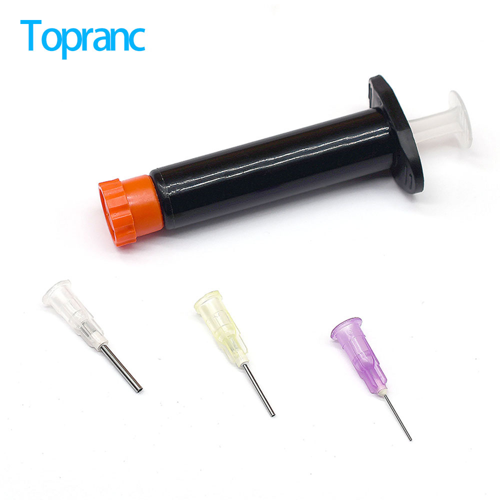 Fly Fishing Set - 2Sets Black UV Resin Dispensing Syringe