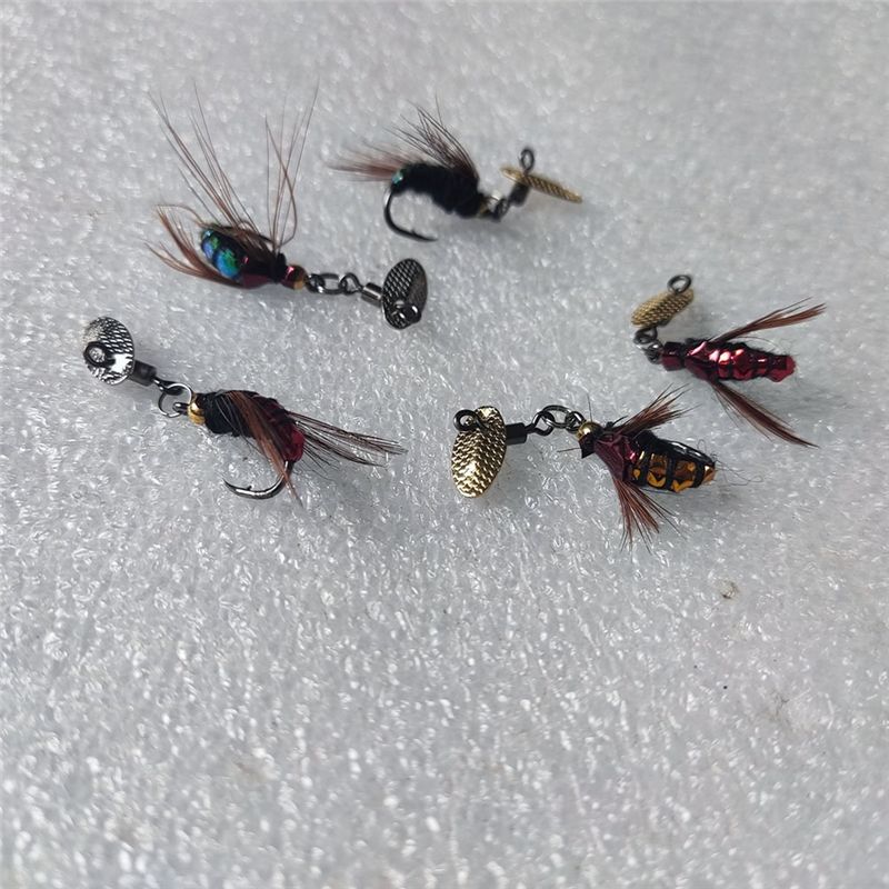 Fly Fishing Set - T34C Sequin Lure Bait Artificial Fly
