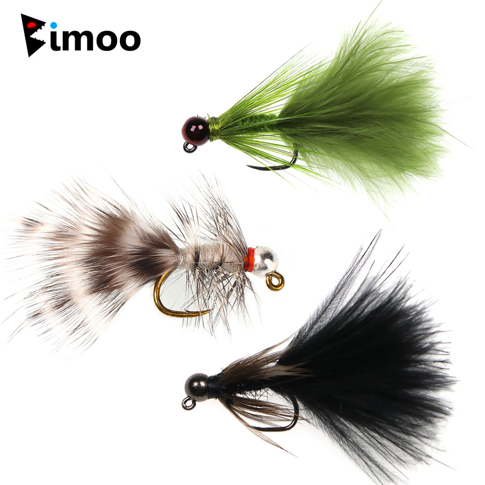 Fly Fishing Set - 4~6pcs #10 #12 Fast Sinking Tungsten