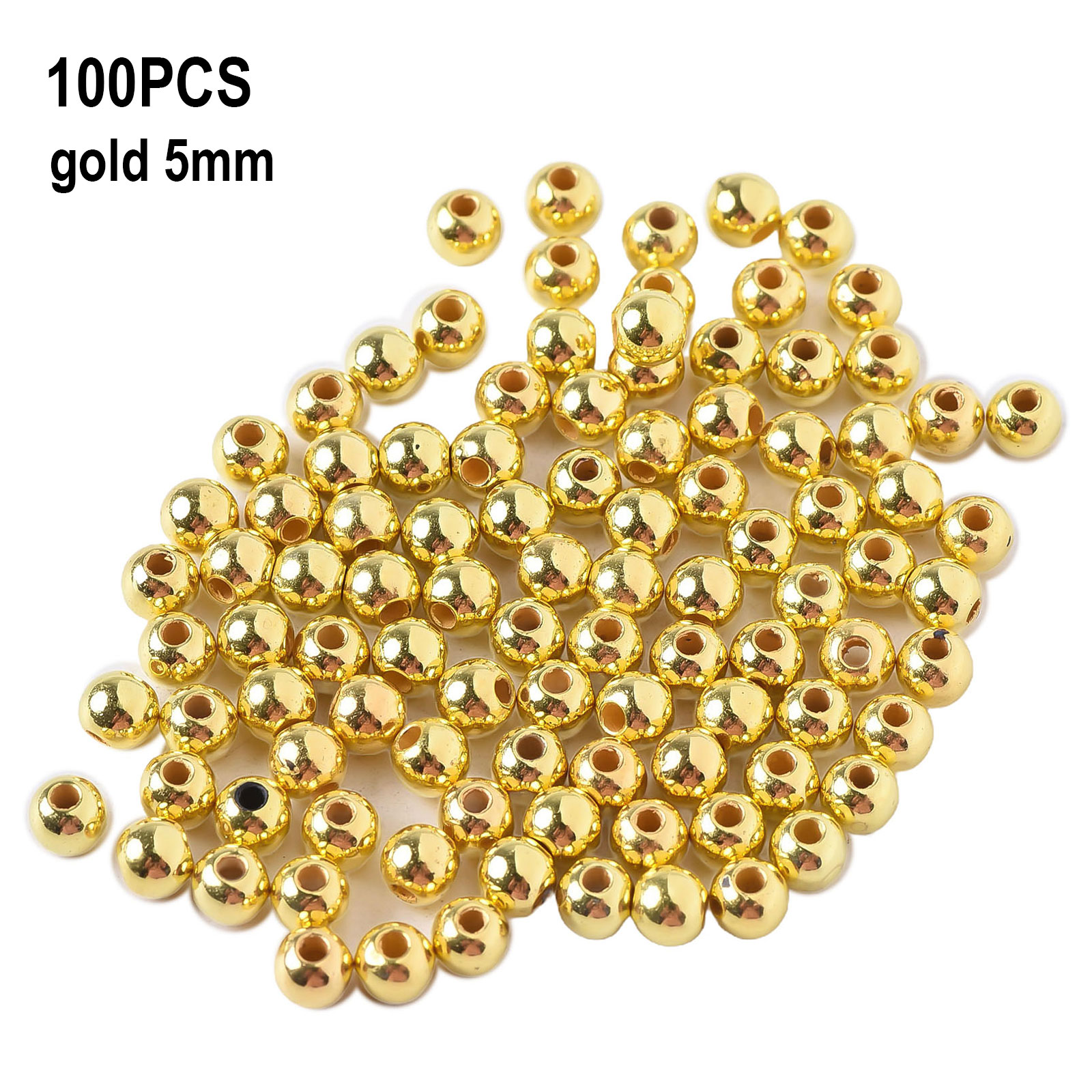 Fly Fishing Set - Plastic Beads Gold Silver Finish For