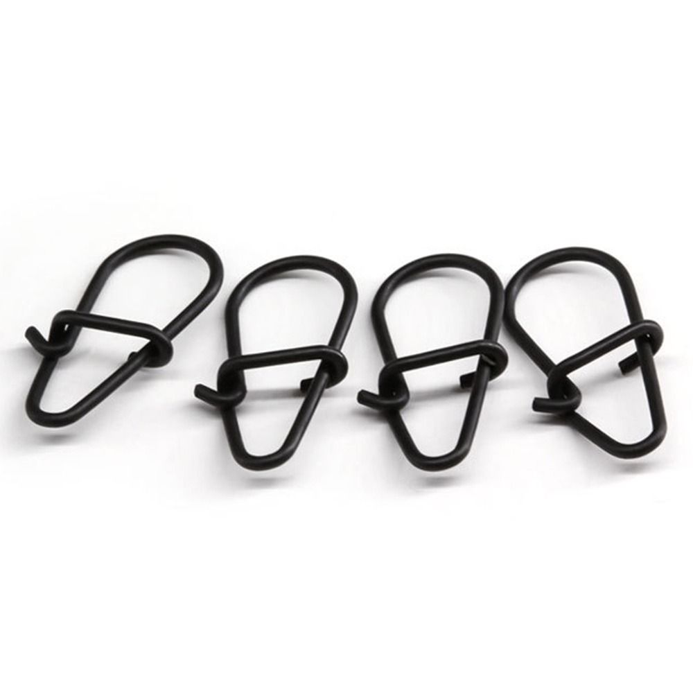 100Pcs/lot Matte black Snap Fi - огляд і ціна Tackle Box