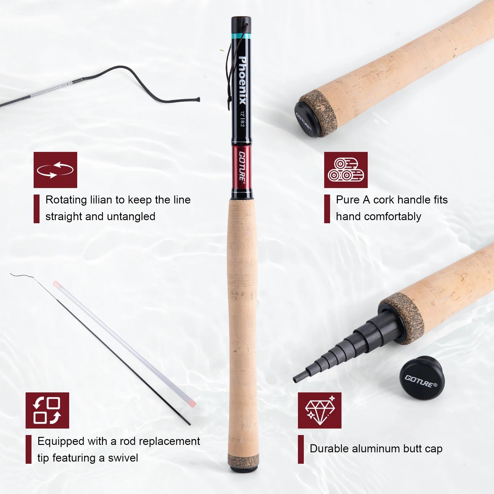 Goture 12FT 3.6M Tenkara Fly F - огляд і ціна Fly Fishing Set
