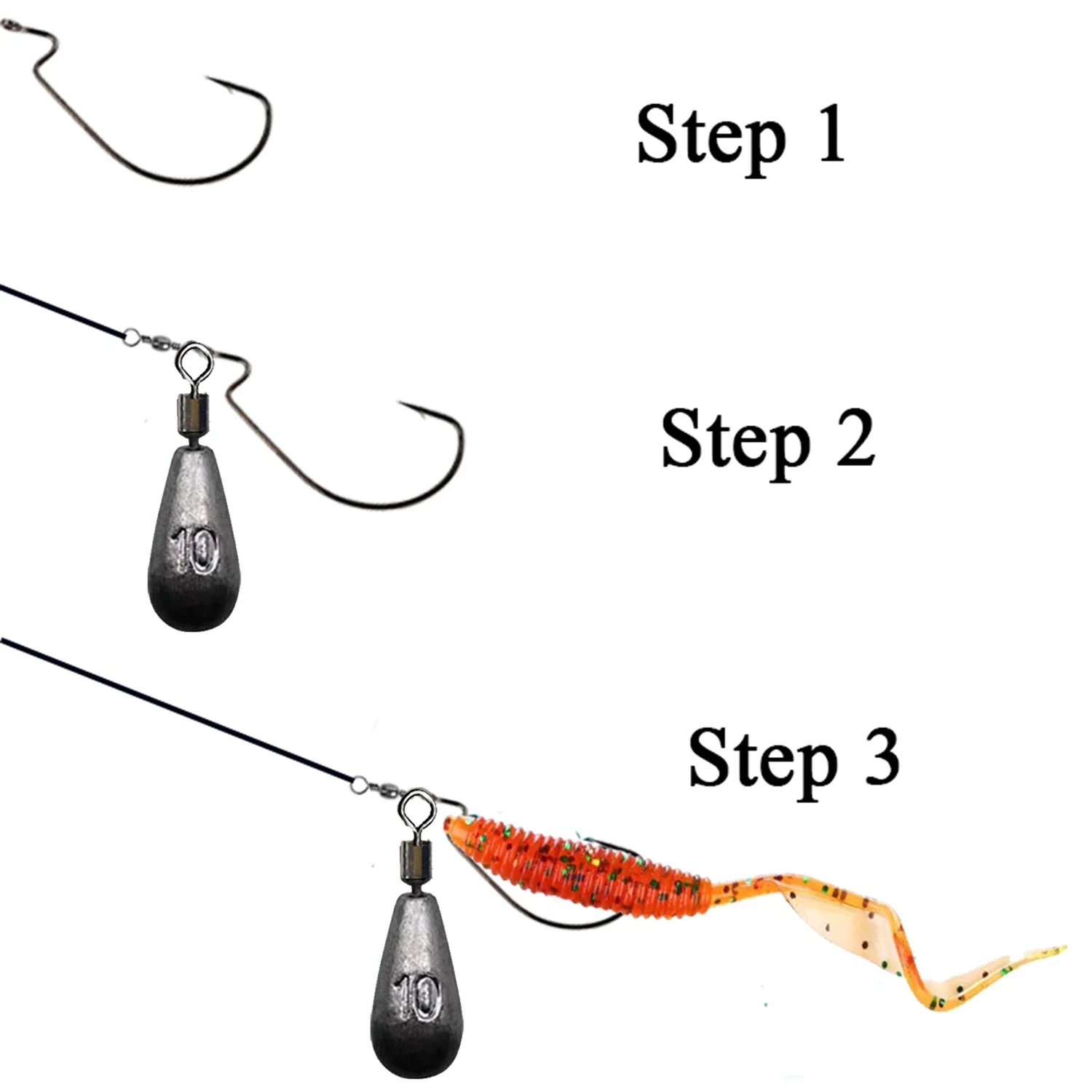 10pcs/lot Fishing Weight Sinke - огляд і ціна Fishing Equipment Stores