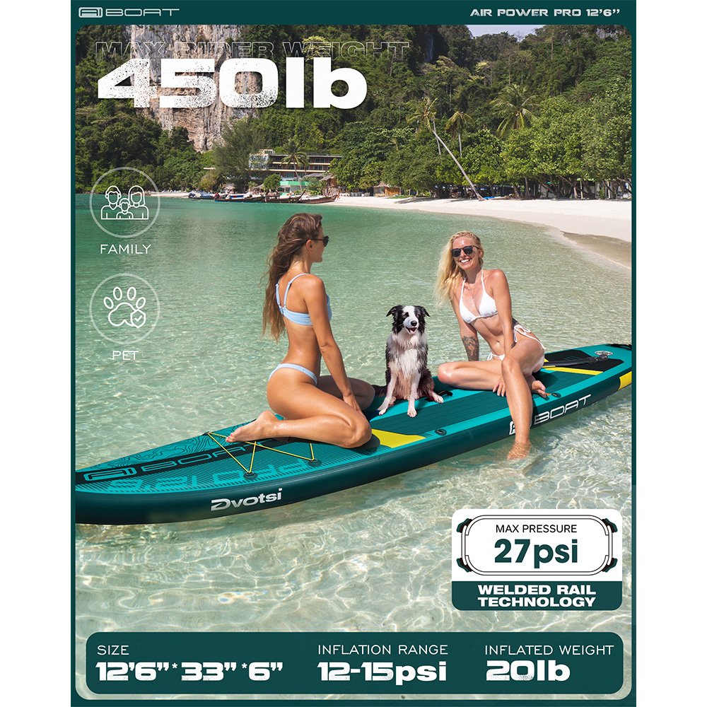 AIBOAT Green Pro SUP Waterproo - огляд і ціна Fishing Equipment Stores