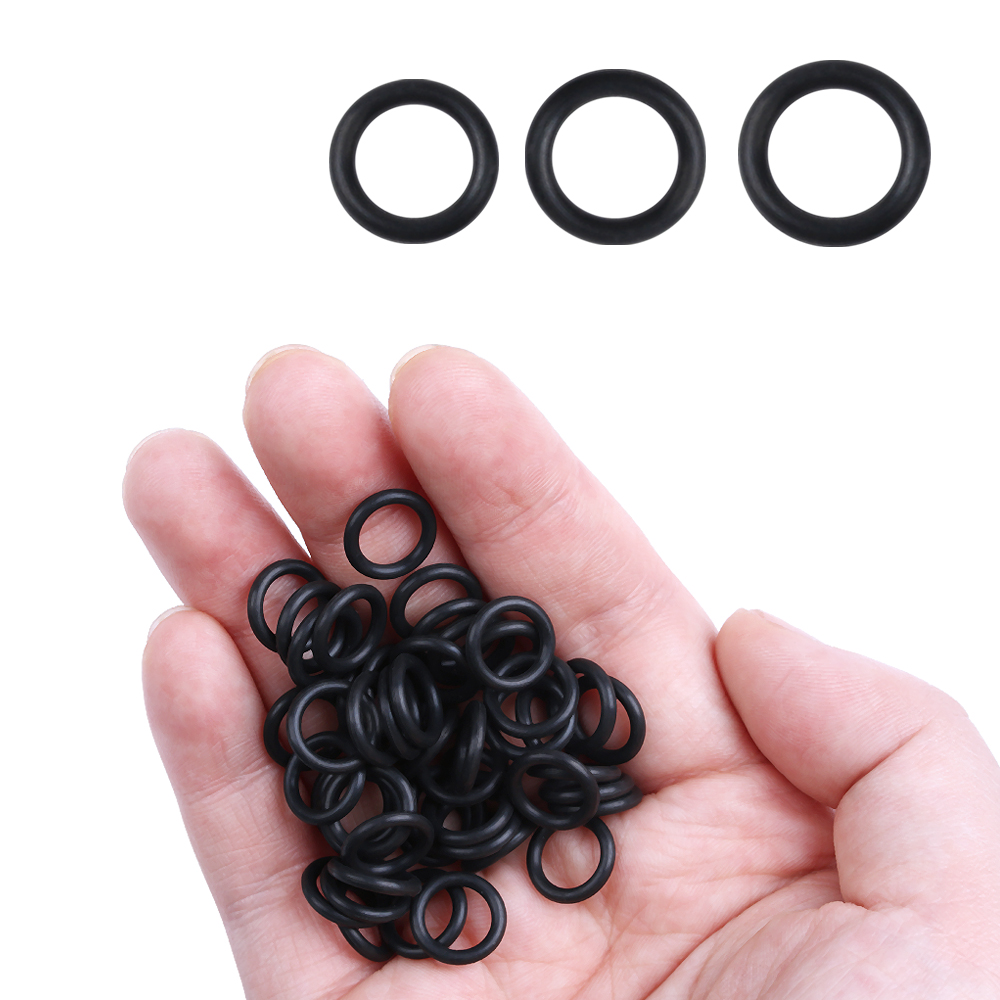 100 PCs Black Rubber O-Rings S - огляд і ціна Fishing Equipment Stores