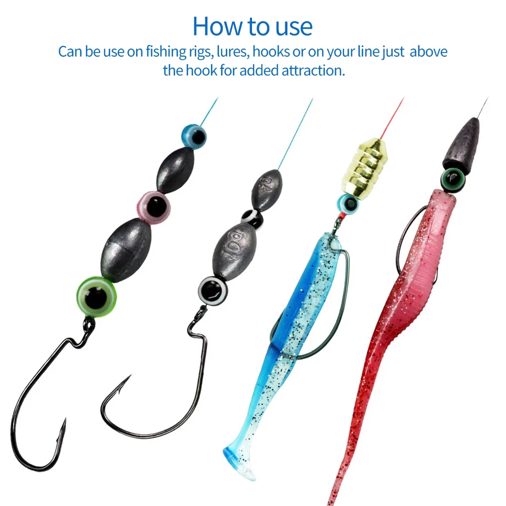 100pcs Fish Eye Fishing Beads  - огляд і ціна Fly Fishing Set