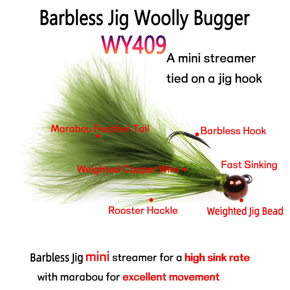 4~6pcs #10 #12 Fast Sinking Tu - огляд і ціна Fly Fishing Set